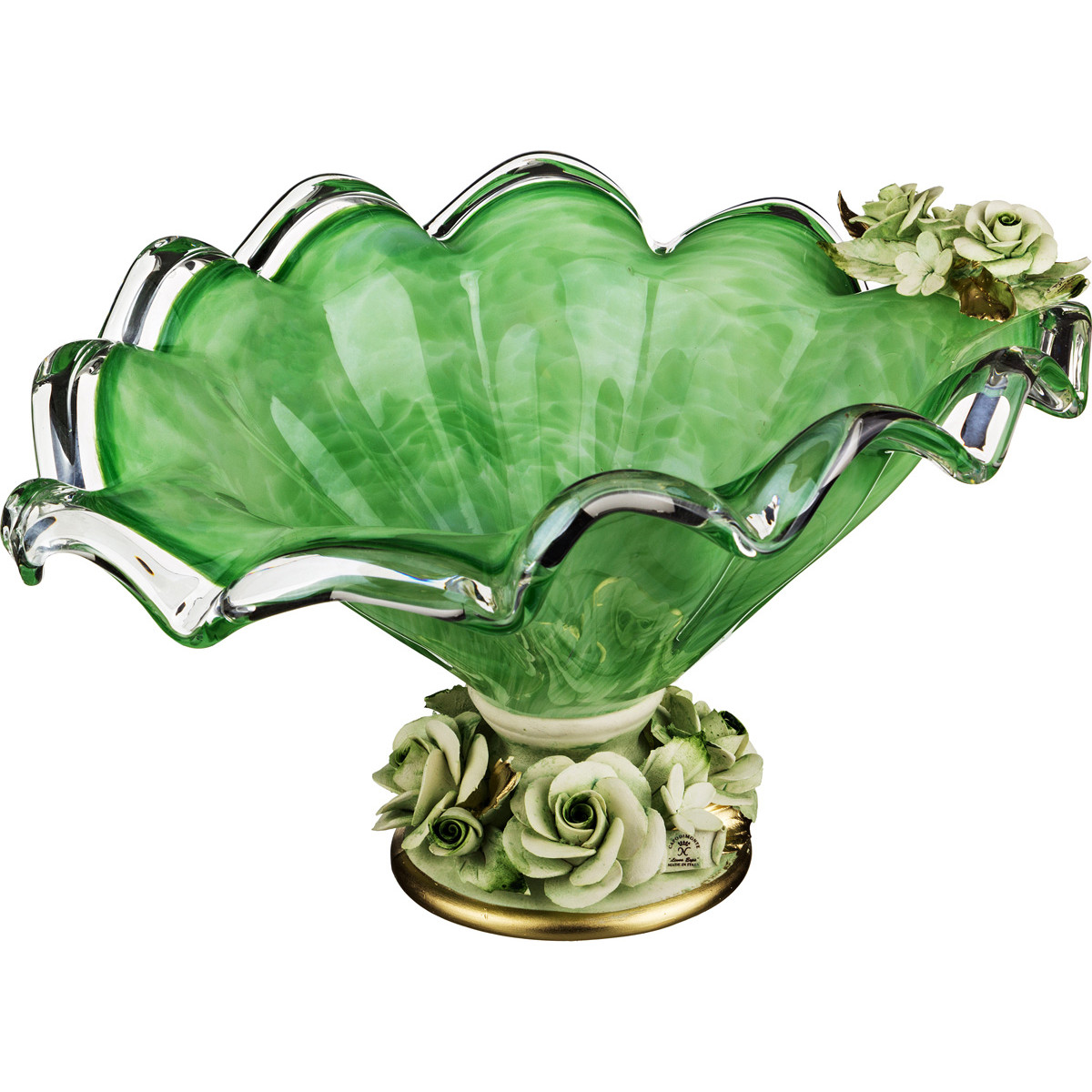 Декоративная чаша зеленый Lefard