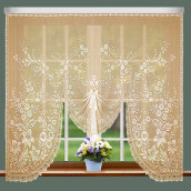 Классические шторы Madalyn цвет: персиковый (310х205 см - 1 шт)
