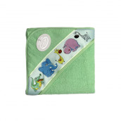 Детское полотенце Кейси цвет: зеленый (90х90 см)