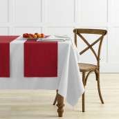 Дорожка на стол Ибица цвет: винный (43х140 см - 4 шт)