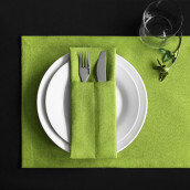 Комплект кувертов Ибица цвет: зеленый (10х24 см - 4 шт)