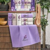 Кухонное полотенце Неделька lux lavanta (40х60 см - 7 шт)
