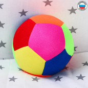 Игрушка Мяч футбольный цветной (15 см)