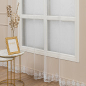 Классические шторы Zimri цвет: белый (300х270 см - 1 шт)