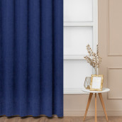 Классические шторы Гретель цвет: синий (200х270 см - 1 шт)