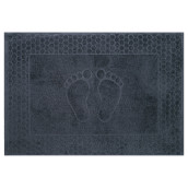 Полотенце-коврик для ног Ножки цвет: антрацитовый (50х70 см)