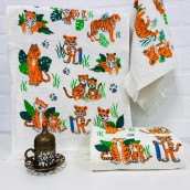 Кухонное полотенце Тигры (40х60 см - 6 шт)