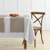 Дорожка на стол Ибица цвет: бежево-коричневый (43х140 см - 4 шт)