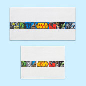 Набор из 2 детских полотенец Star wars (50х90 см,70х140 см)