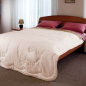 Одеяло Primavelle Dolly Цвет: Бежевый Россия 200х220 см Двуспальное (евро) Хлопковый сатин Шерсть овечья Всесезонное