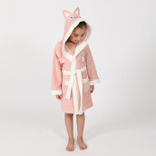 Детский банный халат Lissa цвет: пудровый