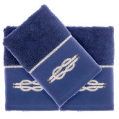 Набор из 3 полотенец Anchor цвет: синий (30х50 см - 3 шт)