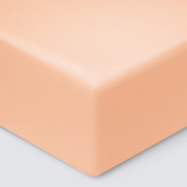 Простыня на резинке Моноспейс цвет: персиковый
