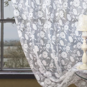 Классические шторы Sherri цвет: белый (500х250 см - 1 шт)