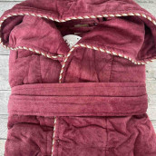 Банный халат Linda цвет: бордовый