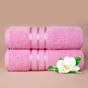 Набор из 4 полотенец Harmonika цвет: розовый (70х130 см - 4 шт)