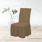 Комплект чехлов на стулья Nardana цвет: светло-коричневый (40 см - 6 шт)