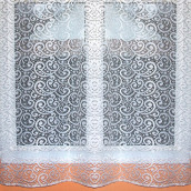 Классические шторы Barbara цвет: белый (160х165 см - 1 шт)