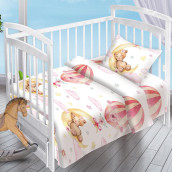 Детское постельное белье Мишка на воздушном шаре (для новорожденных)