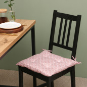 Подушка на стул Орнамент цвет: розовый (40х40)