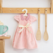 Кухонное полотенце Платье цвет: розовый (25х30 см)