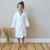 Детский банный халат Аурэлия цвет: белый (6 лет)