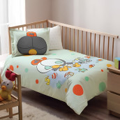 Детское постельное белье Игрушки цвет: оливковый (для новорожденных)