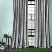 Классические шторы Тристан цвет: серый (170х270 см - 2 шт)