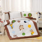 Детское постельное белье Зоопарк (для новорожденных)