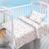 Детское постельное белье Бабочки (для новорожденных)