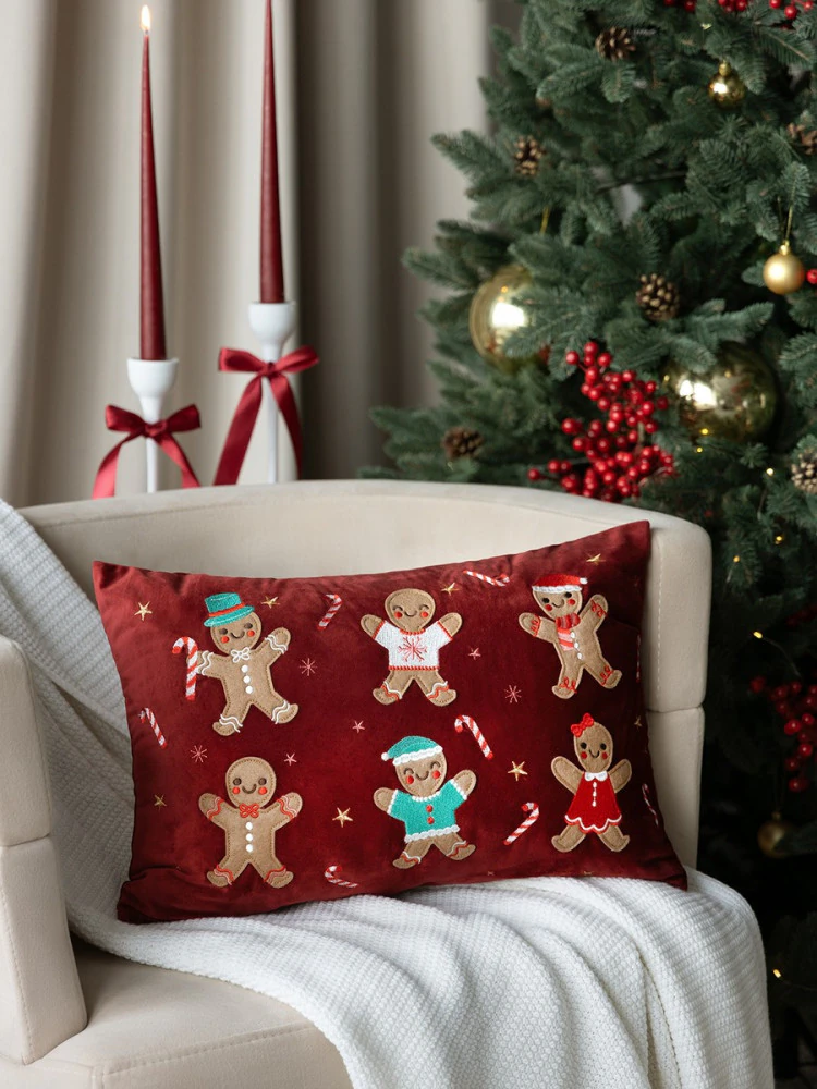 Декоративная подушка новогодняя Бискотто (30х50 (1 шт))