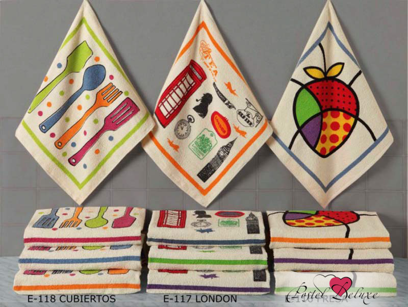 {} Dolz Кухонное полотенце Dolz Cubiertos (50х50 см - 3 шт)