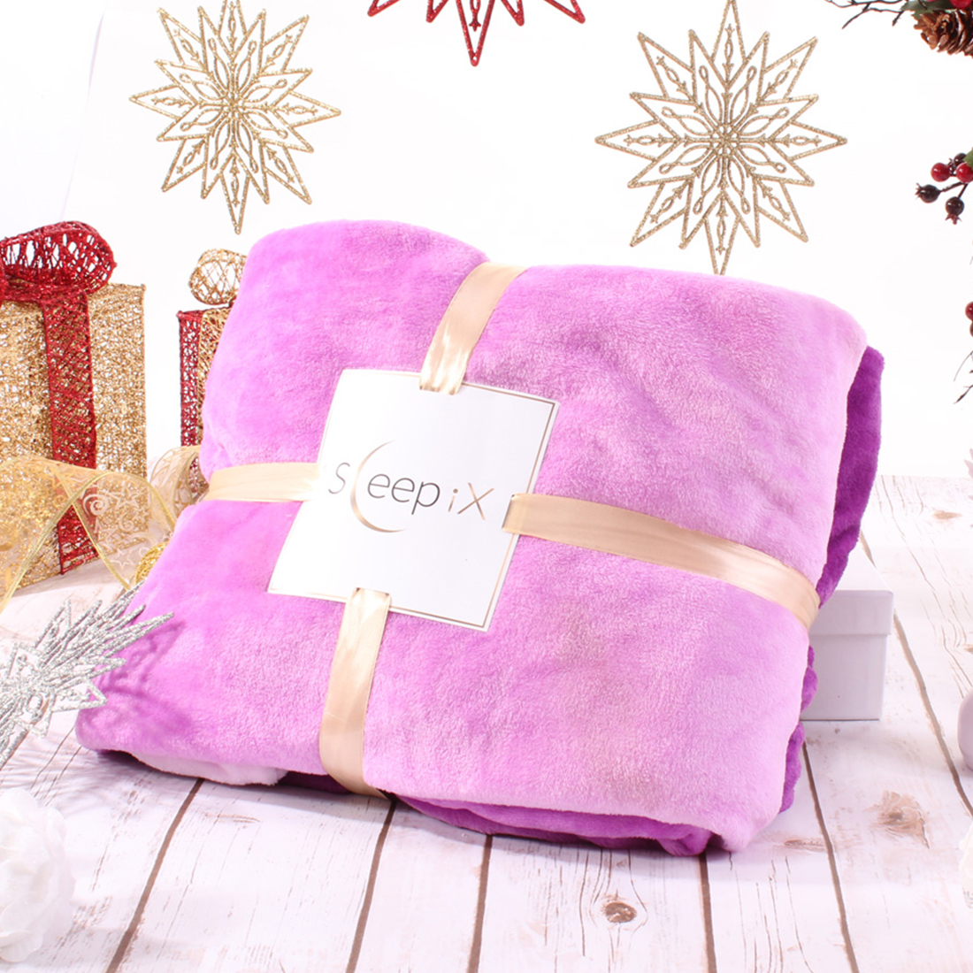 Плед Sleep iX Плед с рукавами Plushy Ombre Цвет: Сиреневый (150х200 см)