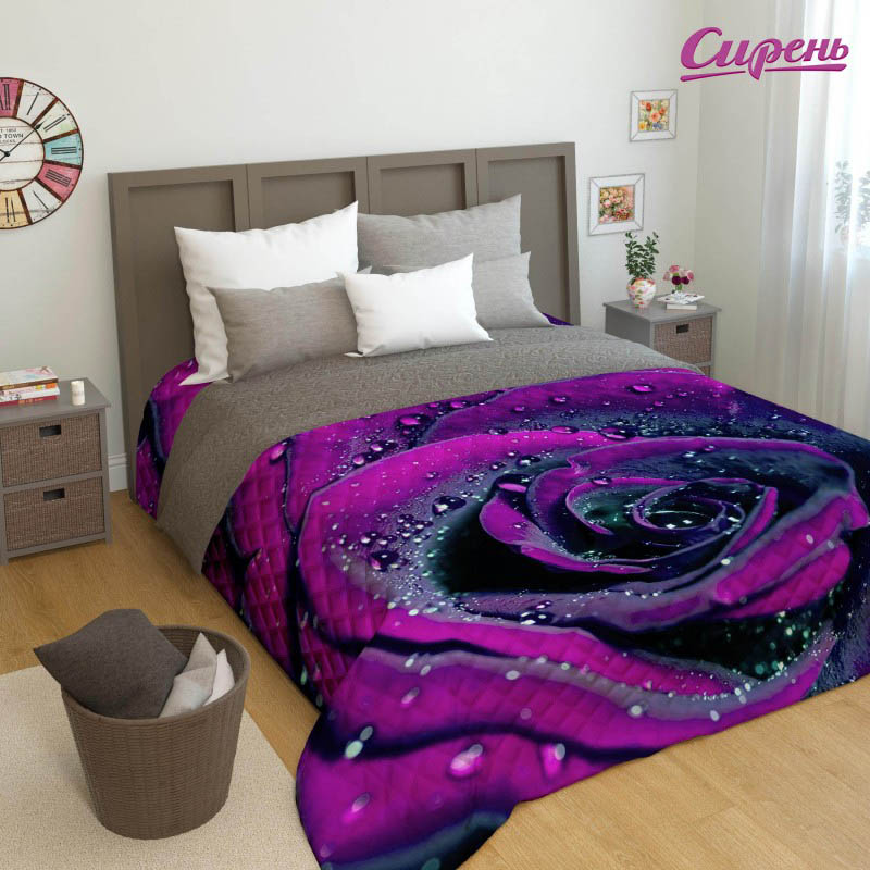 

Пледы и покрывала Сирень