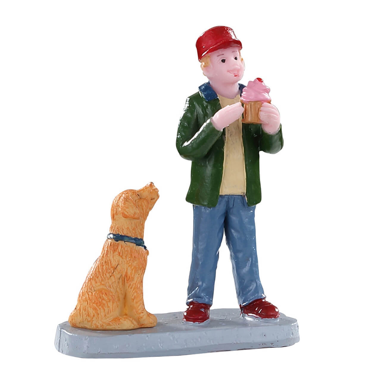 Фигурка Мальчик, собака и кекс (6х4х2 см), размер 6х4х2 см opi853968 Фигурка Мальчик, собака и кекс (6х4х2 см) - фото 1