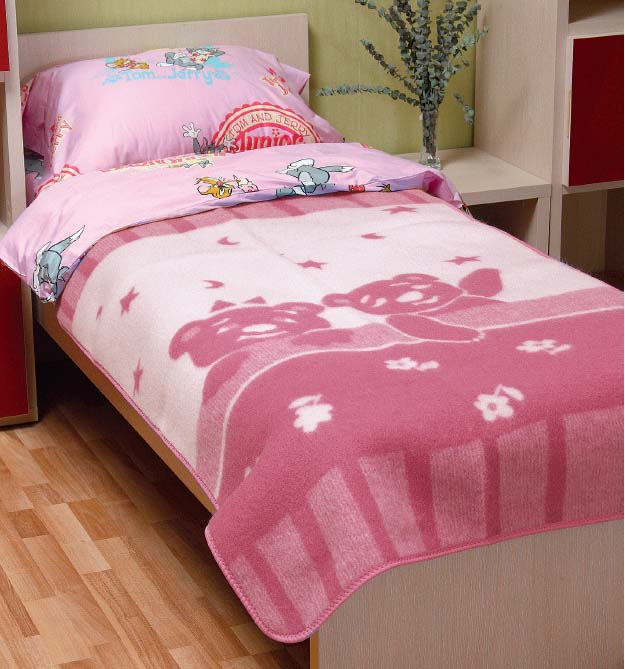 Детское одеяло Umka Lyuks (100х140 см), размер 100х140 см, цвет розовый
