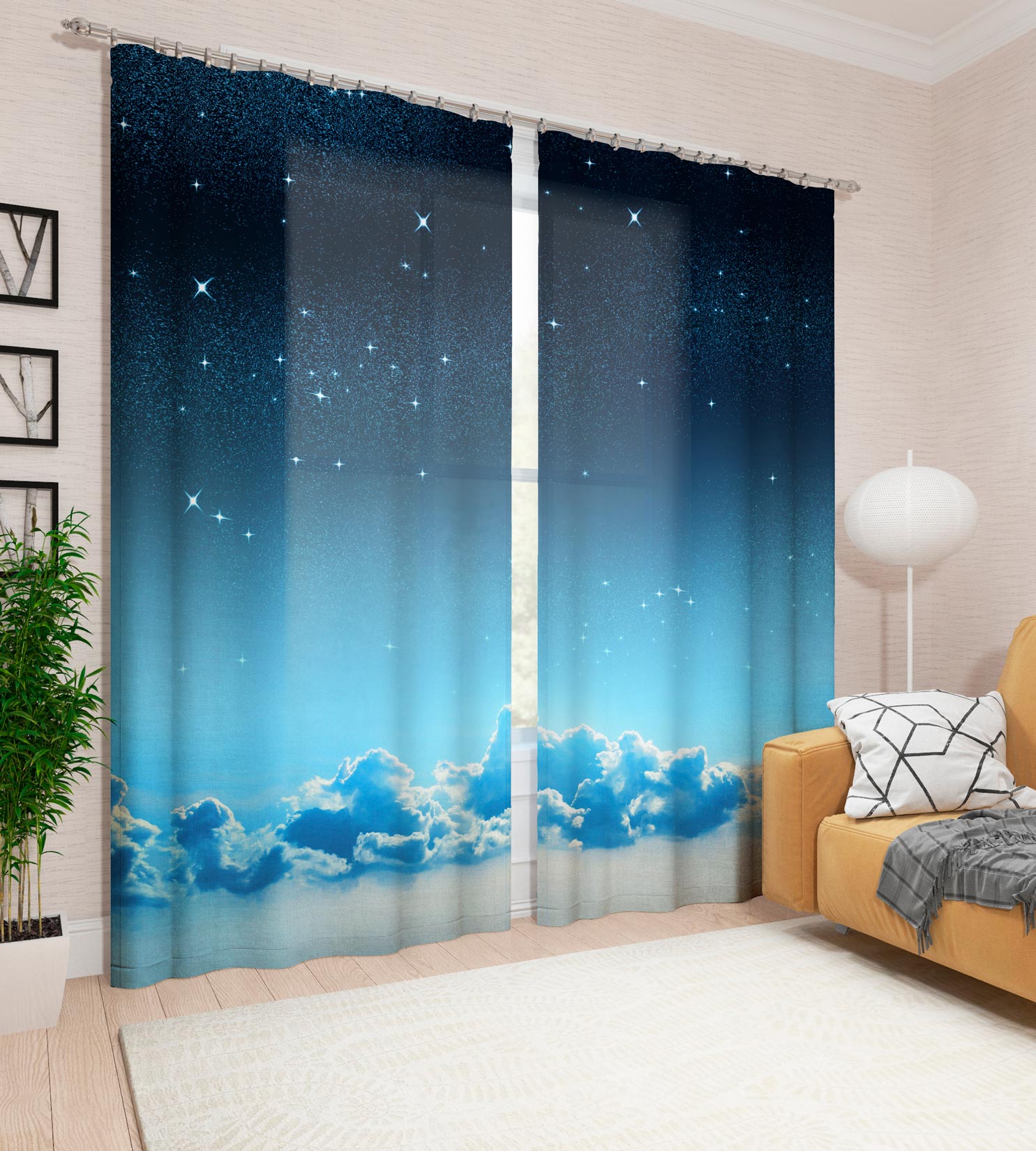 

Шторы Сирень