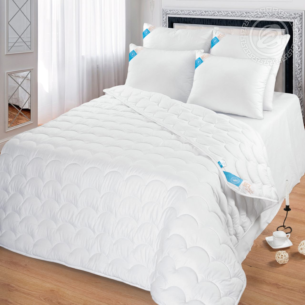Одеяло Rosella (200х215 см), размер 200х215 см, цвет белый atp417154 Одеяло Rosella (200х215 см) - фото 1