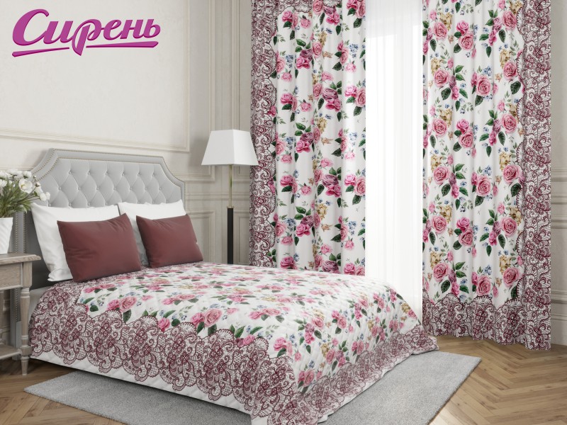 

Шторы Сирень