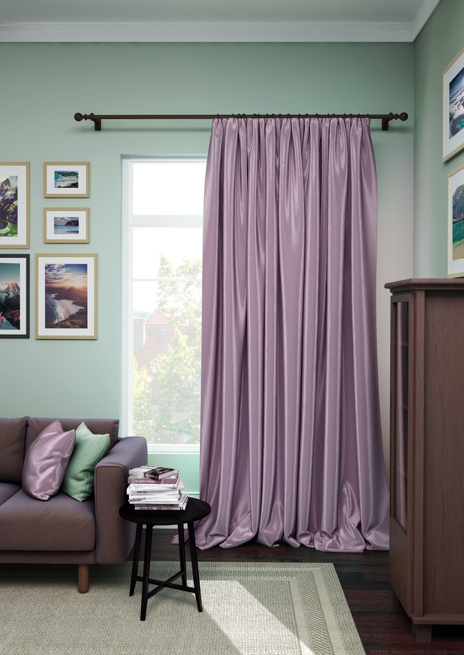 Классические шторы Abbey Цвет: Нежно-Фиолетовый, размер {}{} ka362749 - фото 1