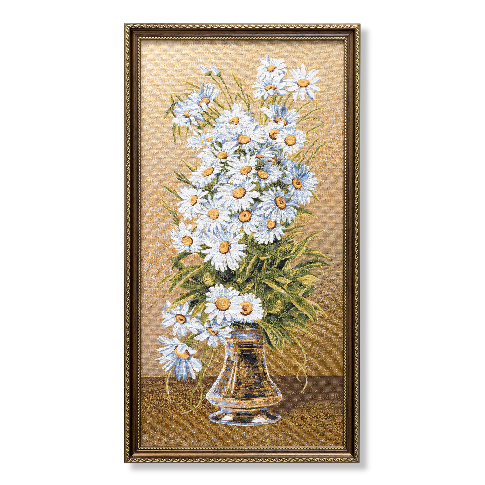 Гобелен Белые Ромашки (39х70 см), цвет белый