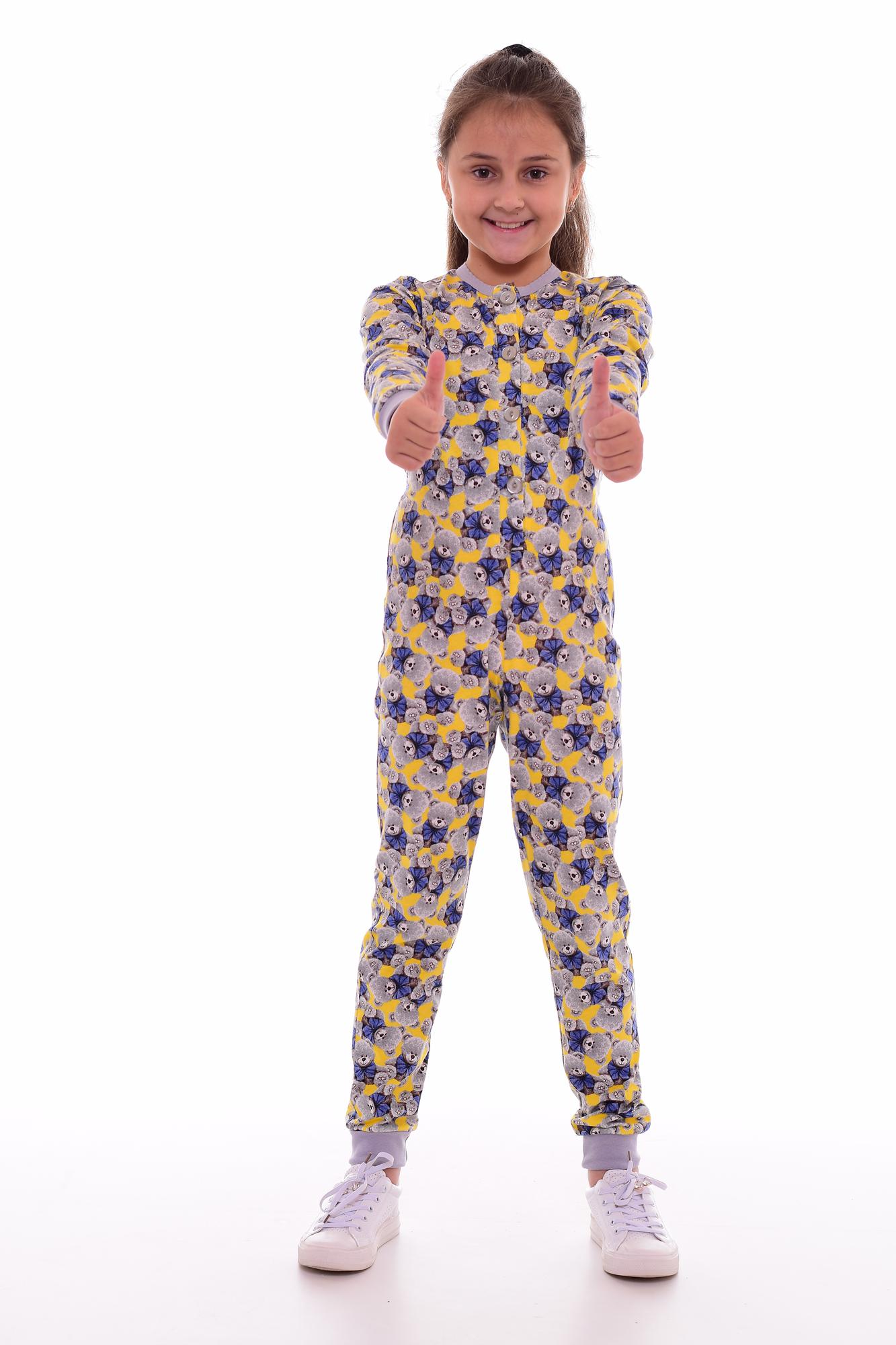 Детская пижама Kleayo Цвет: Лимон (140 см)