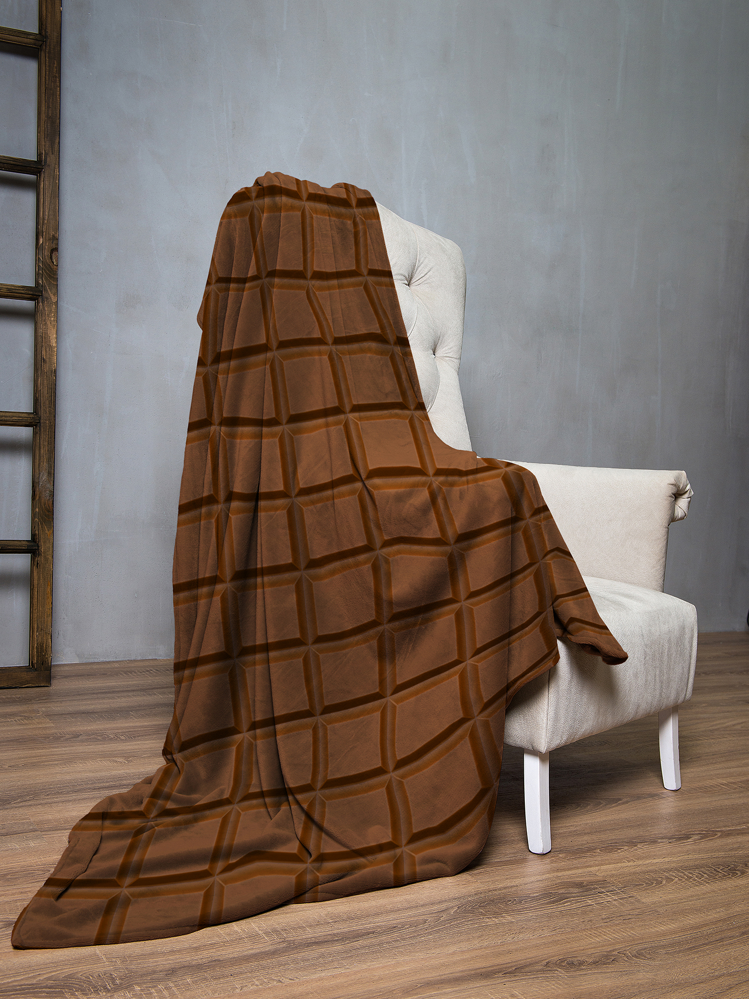 Плед Шоколад (145х200 см), размер 145х200 см sfx660555 Плед Шоколад (145х200 см) - фото 1