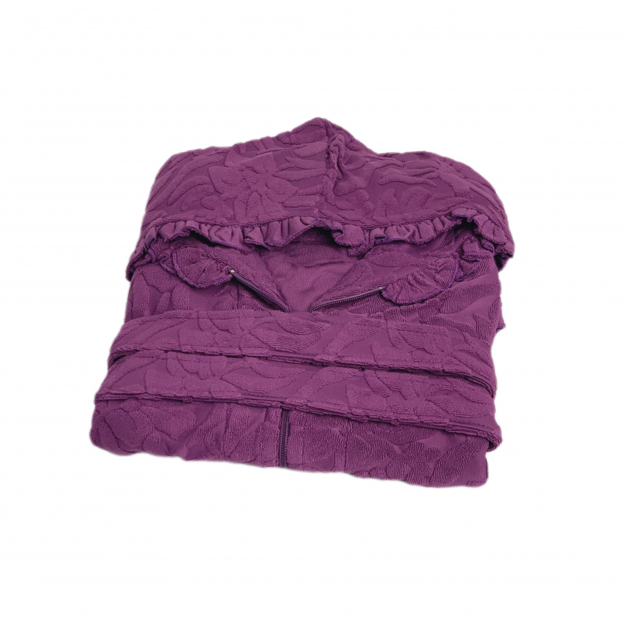 Банный халат Dolores цвет: фиолетовый (2XL)