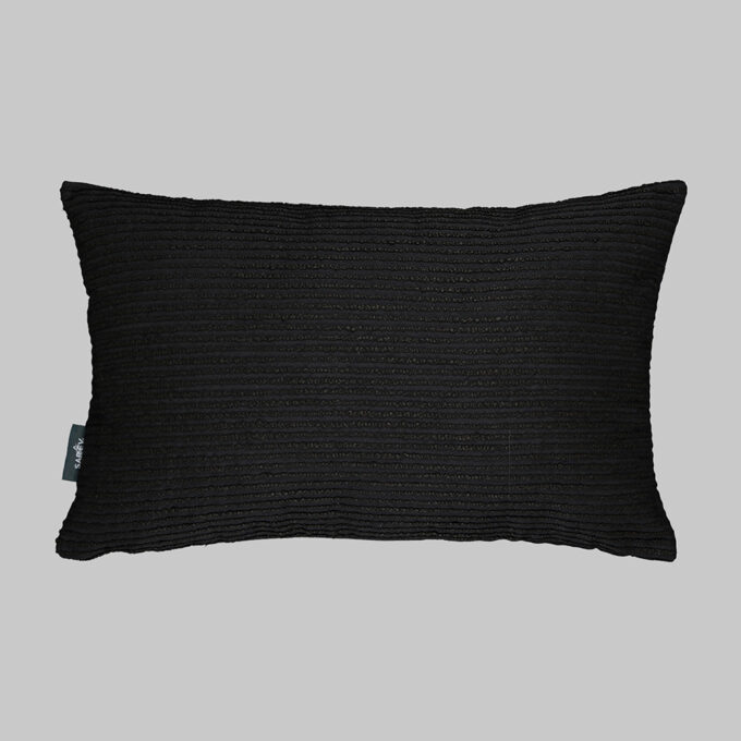 Декоративная подушка Аверия цвет: черный (35х55), размер 35х55