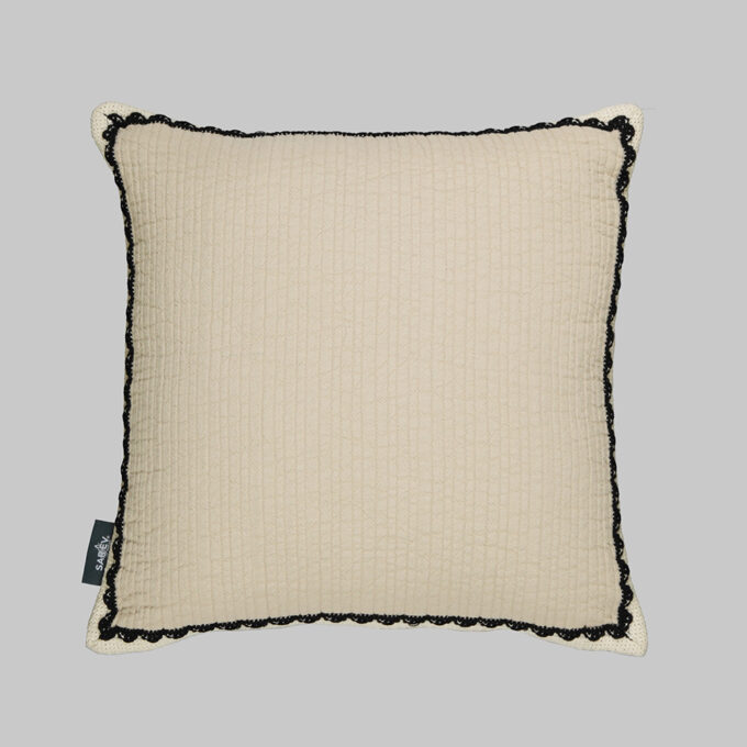 Декоративная подушка Evette цвет: бежевый (45х45), размер 45х45 kvn955033 Декоративная подушка Evette цвет: бежевый (45х45) - фото 1