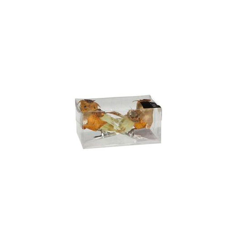 

{} Фигурки Совы Цвет: Золотой (8 см - 2 шт)