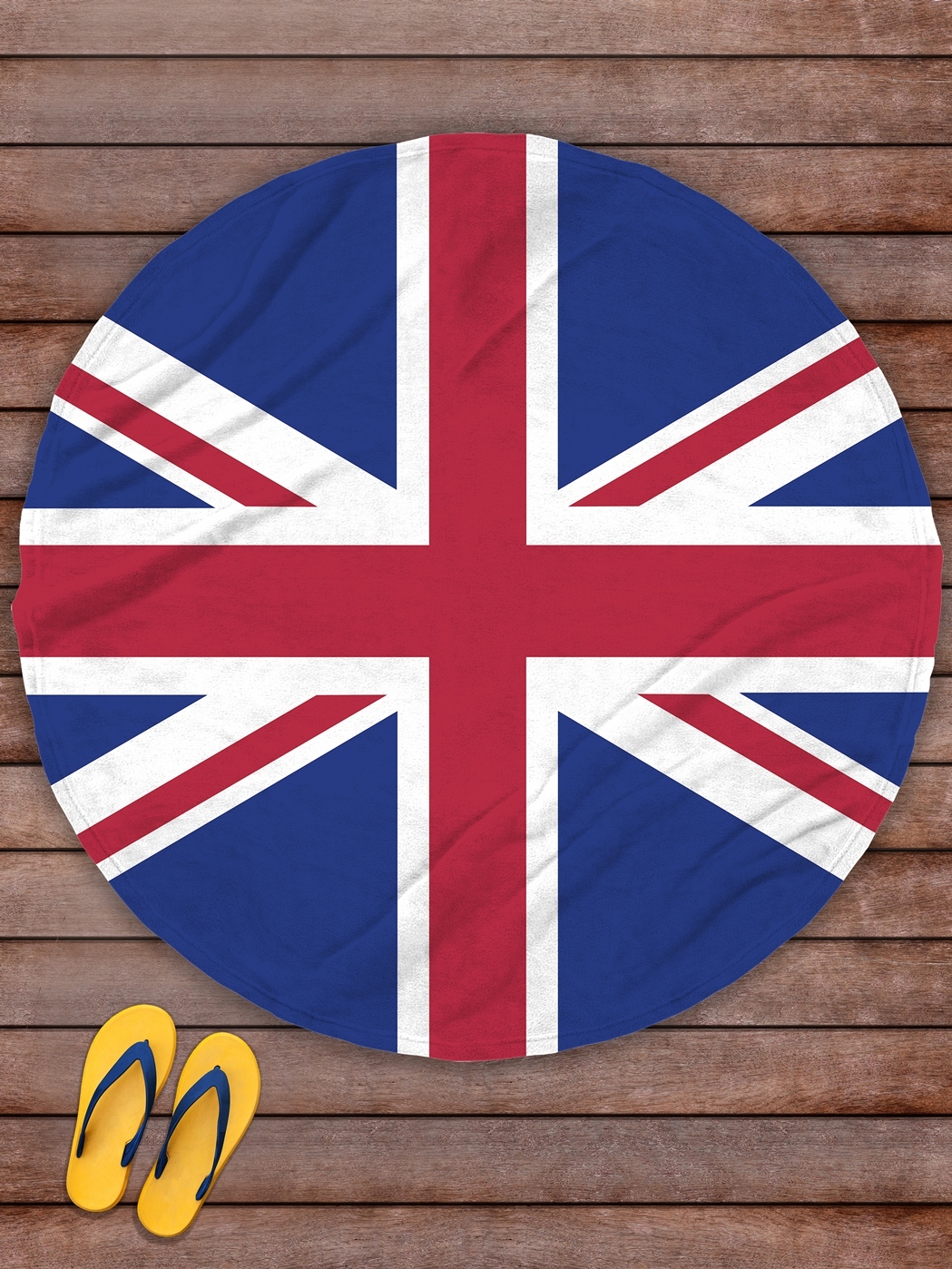 Покрывало Флаг Великобритании (145 см), размер Без наволочек sfx660622 Покрывало Флаг Великобритании (145 см) - фото 1