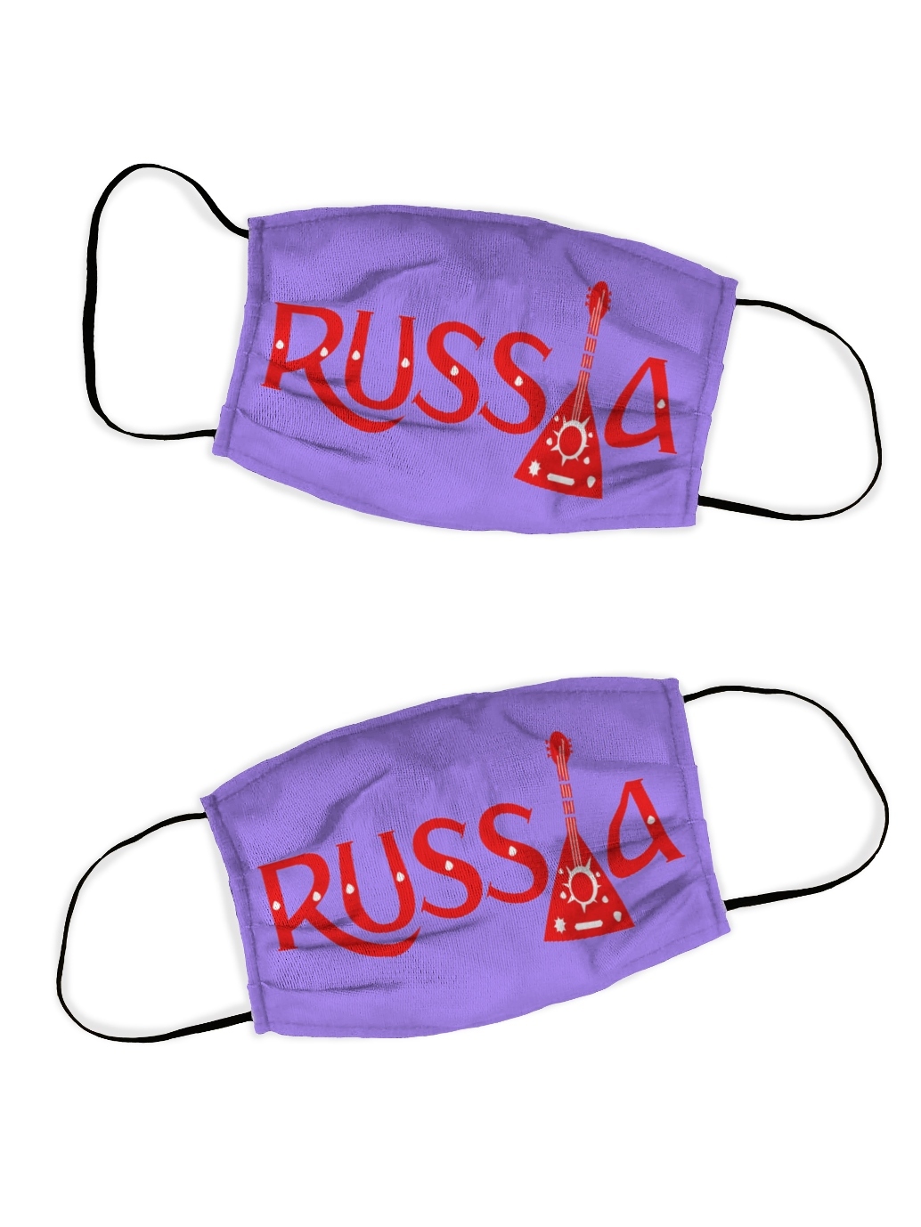 Защитная маска Russia (10х16 см - 2 шт), размер 10х16 см - 2 шт