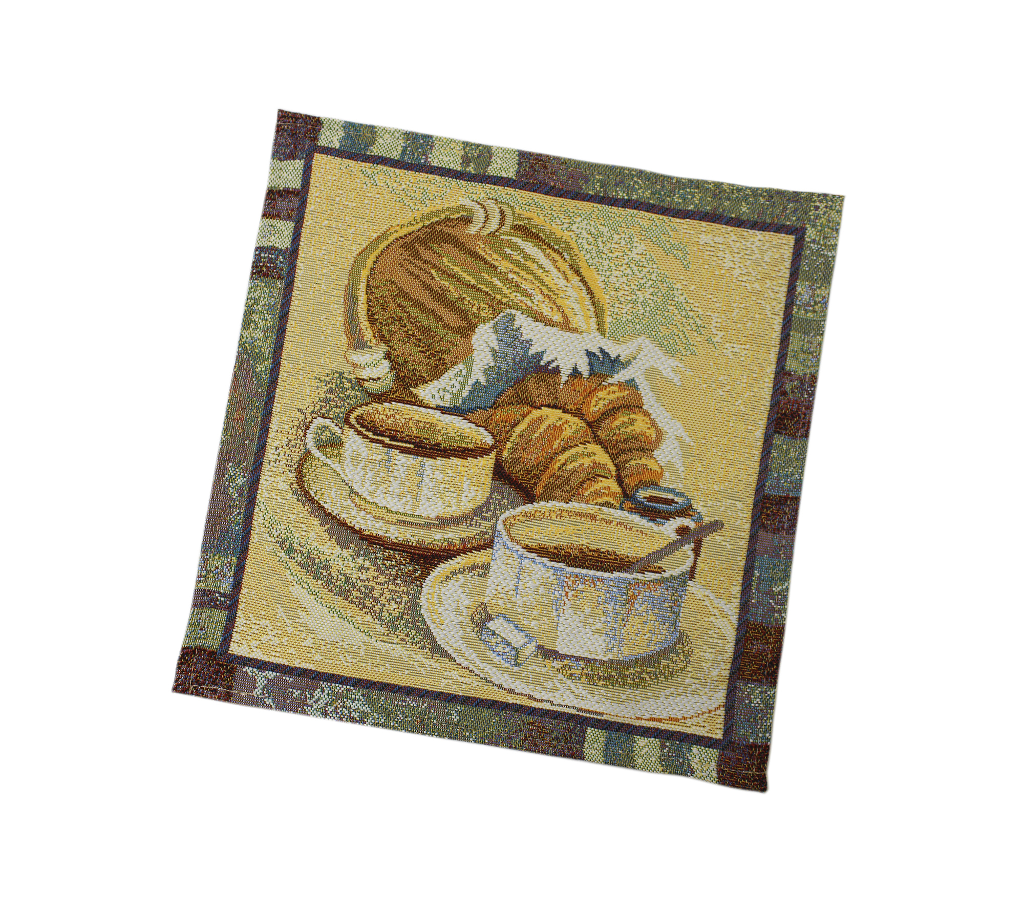 Салфетки Французский Завтрак (32х32 см), размер 32х32 см, цвет желтый mtk145738 Салфетки Французский Завтрак (32х32 см) - фото 1